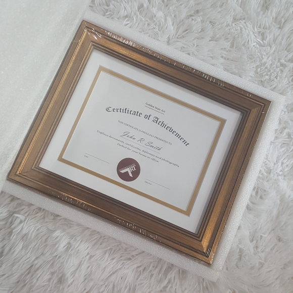 Golden State Art Achievement Frame Matted - Picture 10 of 11